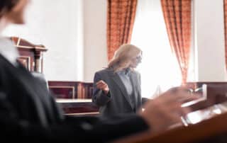 DUI Law Firm Denver: Lawyer questioning witness illustrates what is the burden of proof at a DUI hearing under Colorado DUI Law and procedure.